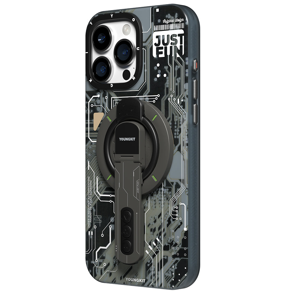 Youngkit Technology Serisi Telefon ve Tabletler için Magnetik Ring Stand Youngkit Technology Serisi Telefon ve Tabletler için Magnetik Ring Stand